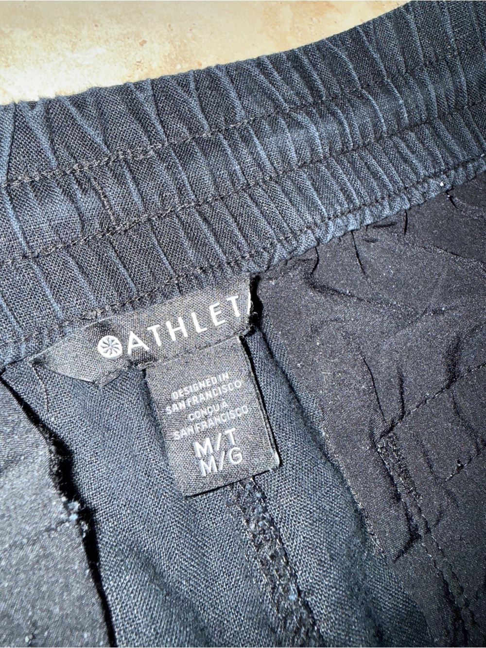 Athleta Retreat 100% Linen Pants Medium Tall - Picture 3 of 5